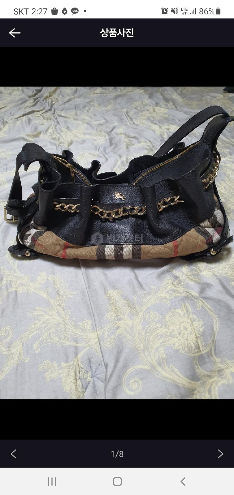 버버리 하우스체크 숄더백