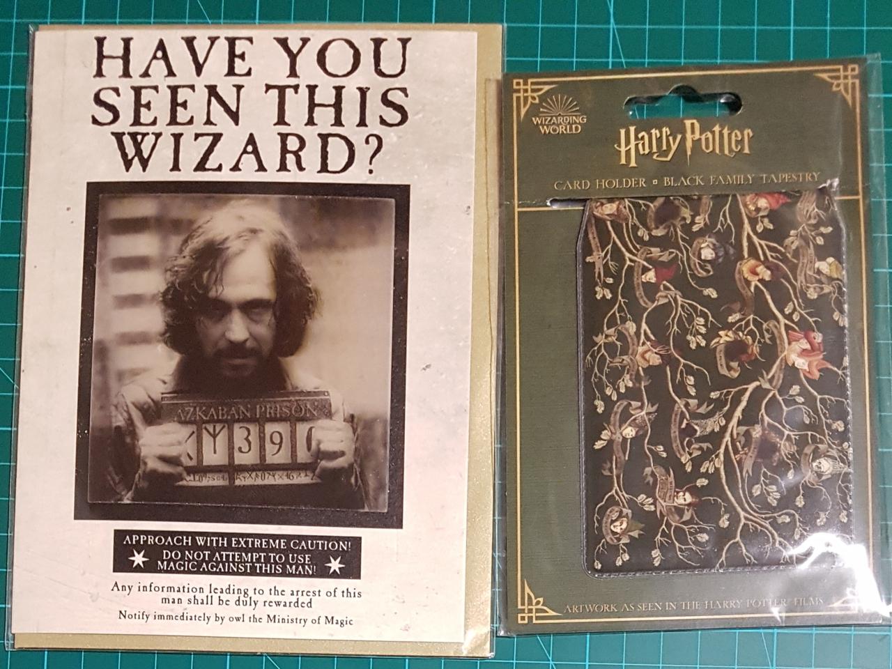 해리포터 시리우스 홀로그램 엽서 블랙가 카드지갑