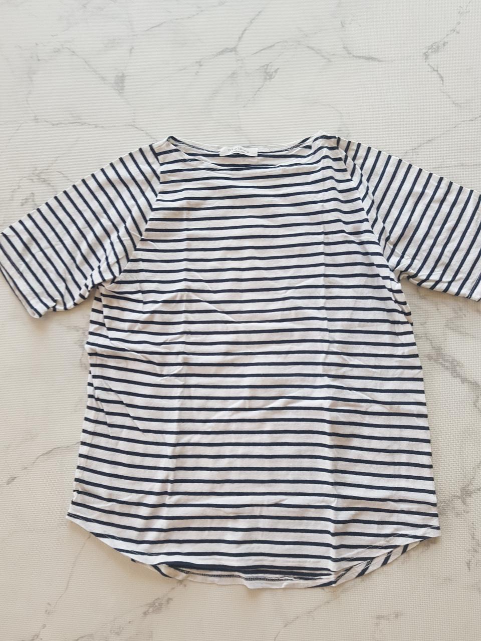 스트라이프 반팔티셔츠 66