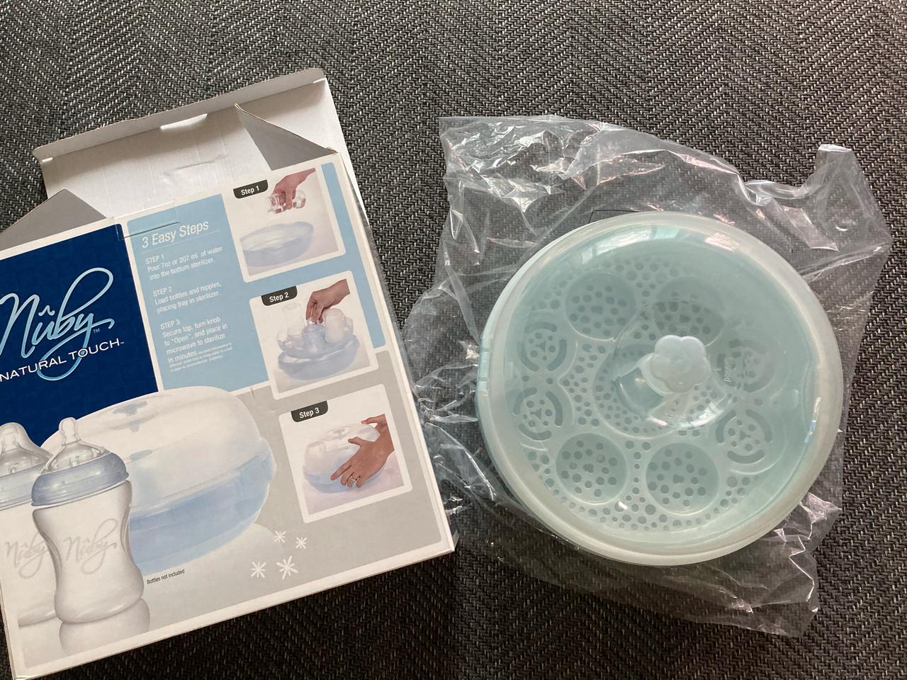 젖병소독기 전자렌지사용 젖병건조대 겸용. 새상품