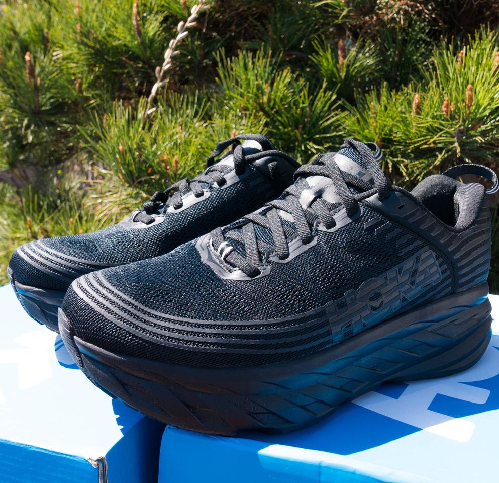 호카 본디6 블랙/화이트 - 220~280mm