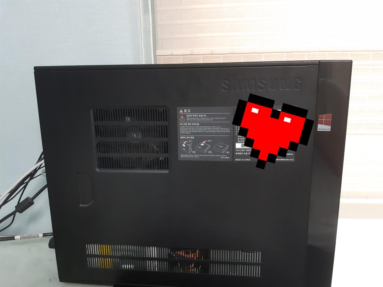 사무용 컴퓨터(롤LOL가능, 윈도우 정품 10 설치)