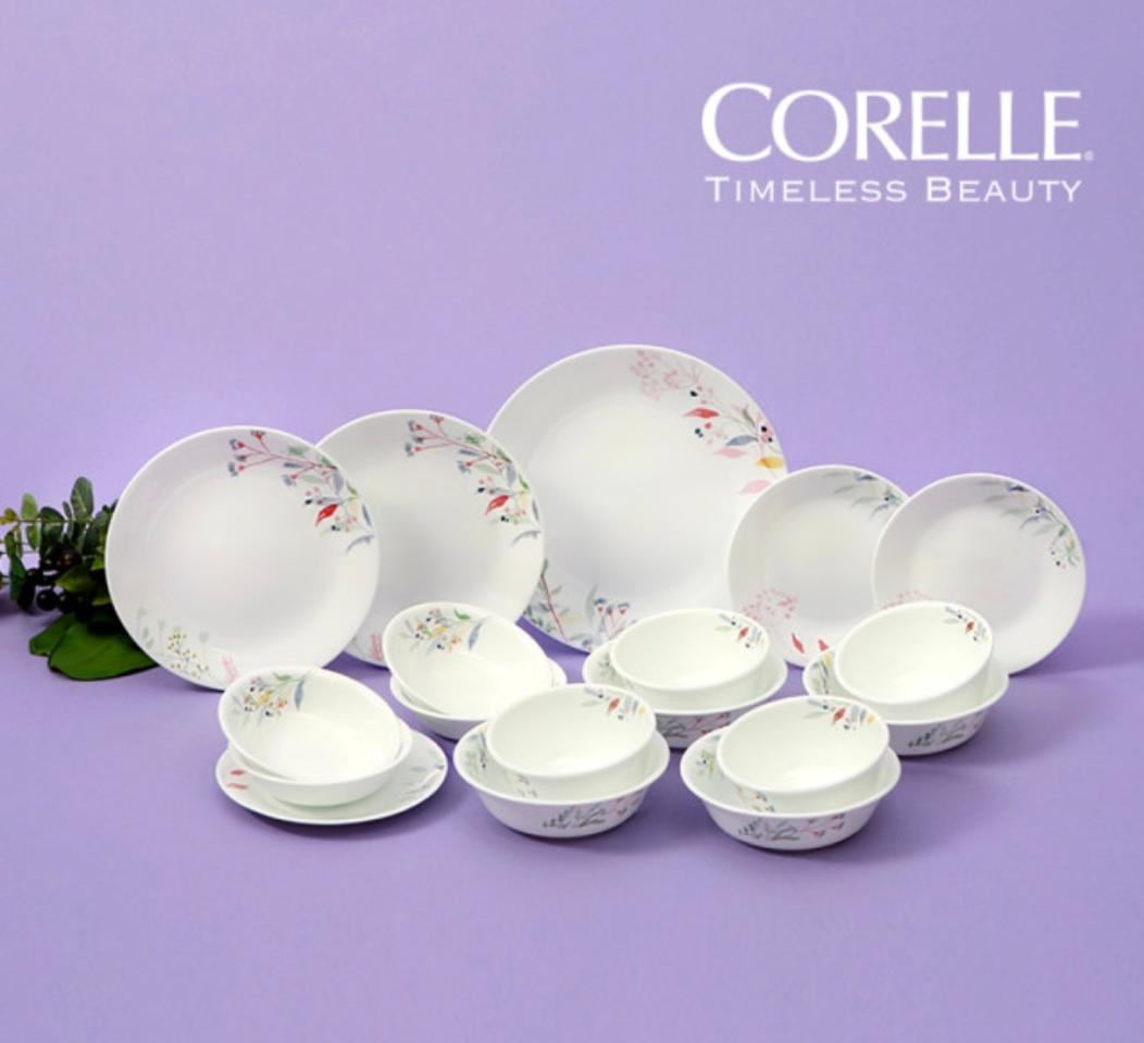 ✅무료배송✅ 코렐 몬테베르데 산호세 4인 식기세트 18P 새상품