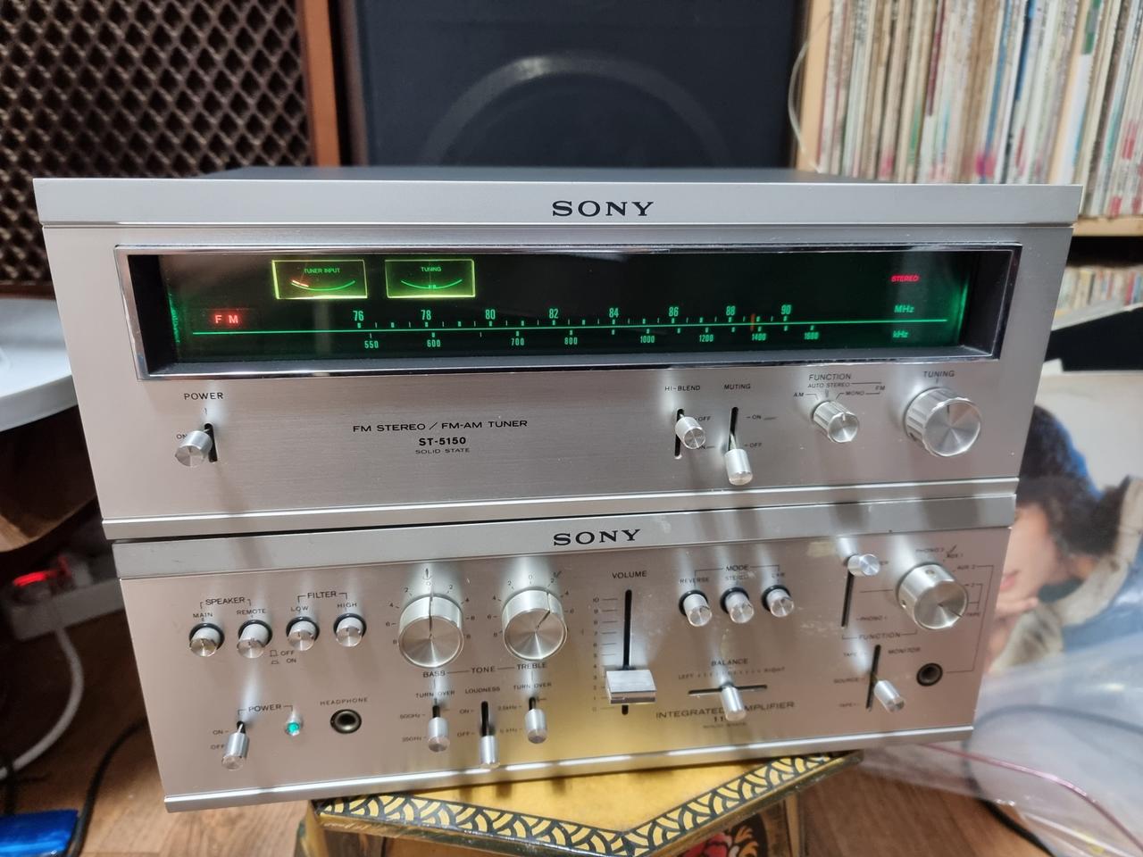 소니앰프.아나로그튜너 세트