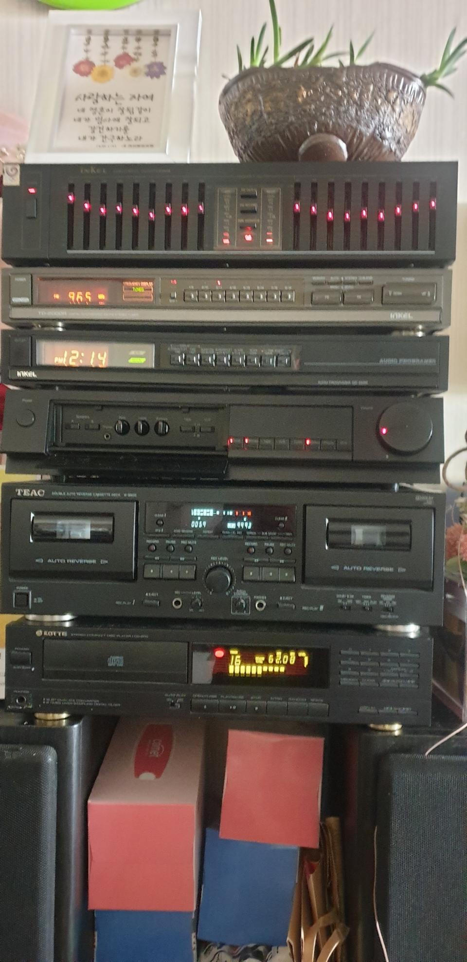 옛날 전축 처분합니다  낱개선택 가능