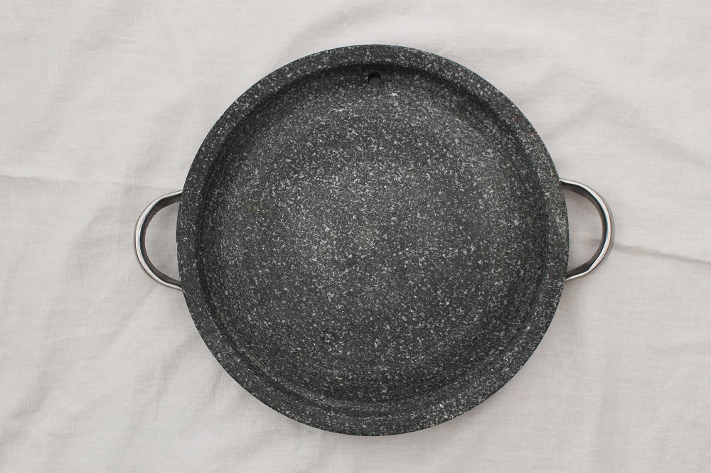 천연곱돌 4인용 32cm 기름구멍 구이용돌판 가정용 고기불판