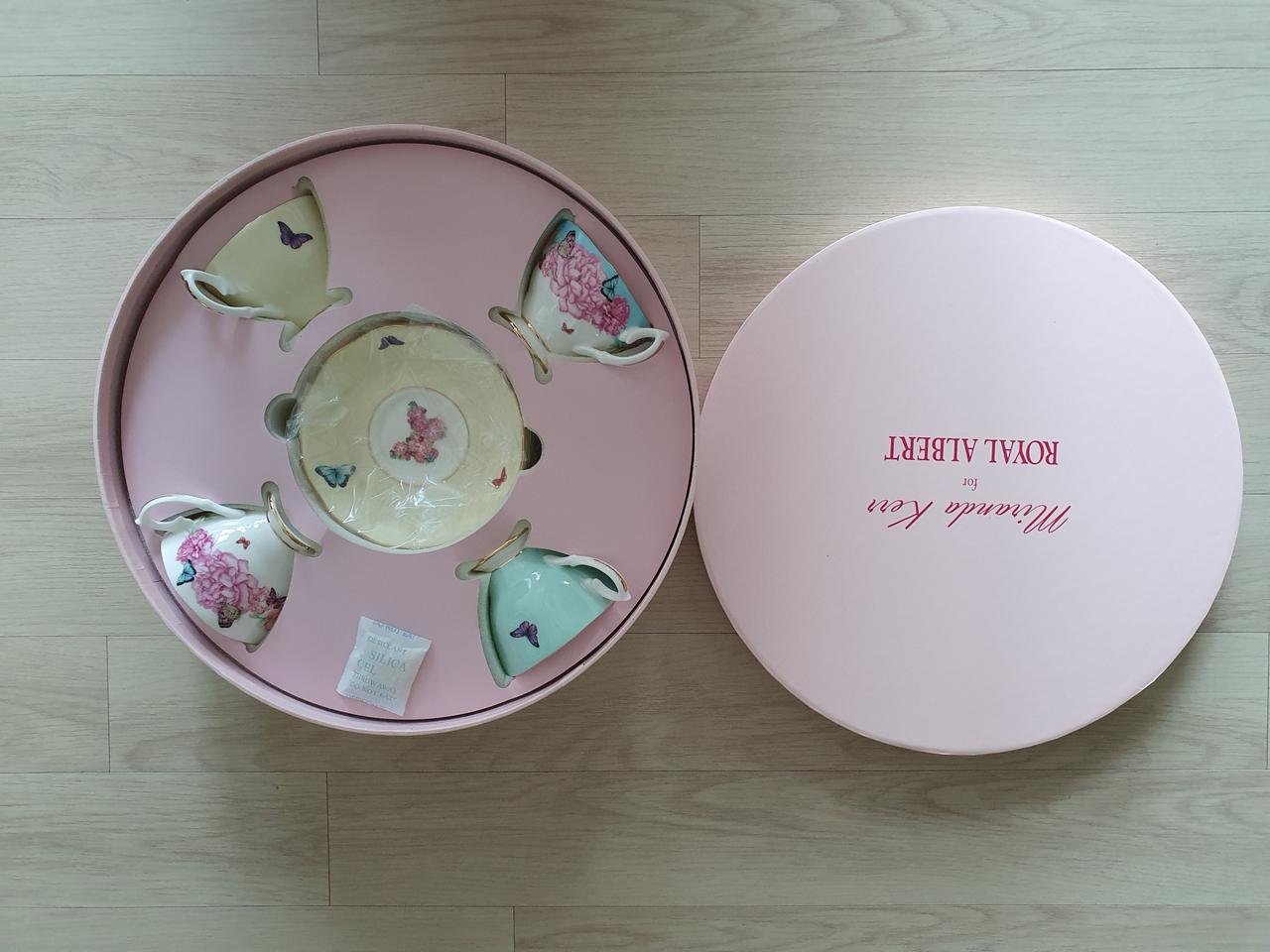 로얄알버트 미란다커 커피잔 4인조 세트