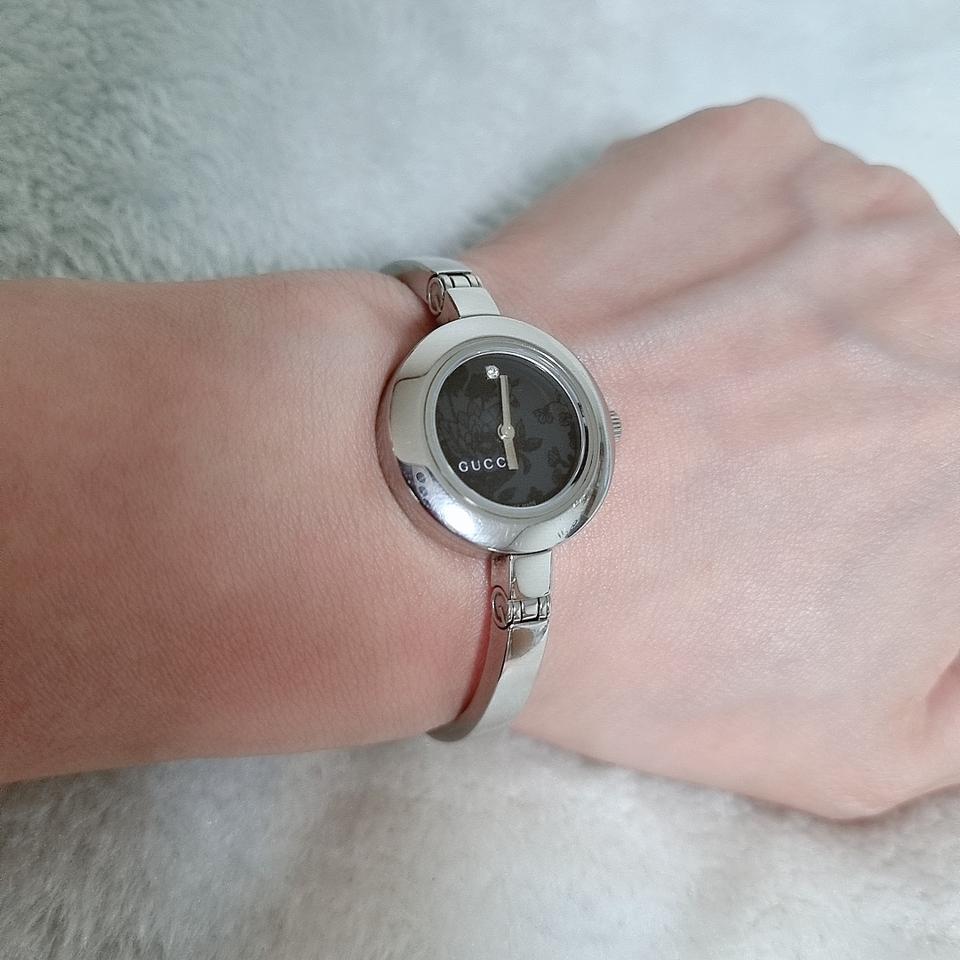 구찌 정품 G써클 Ref.105 다이아 로즈 명품시계