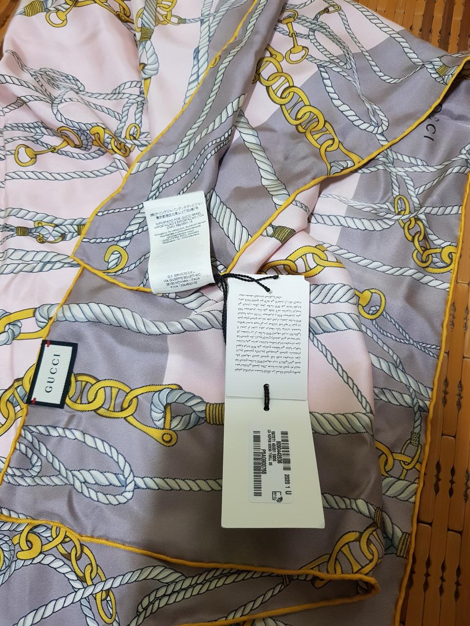 구찌사각 실크스카프