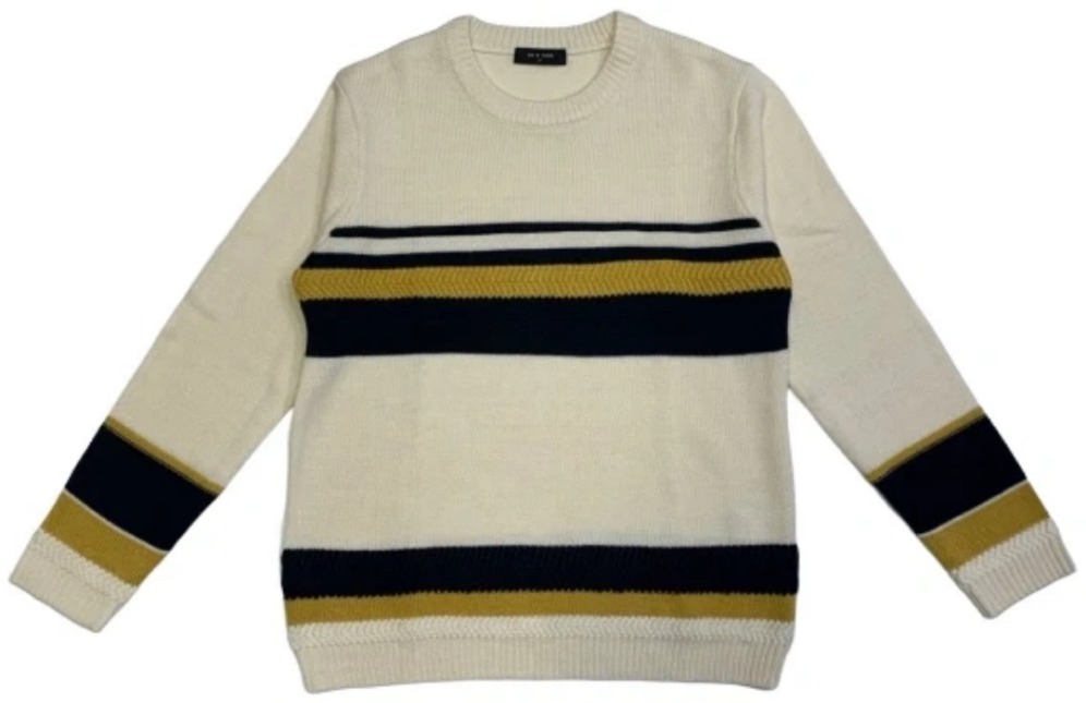 어스앤뎀 배색 니트