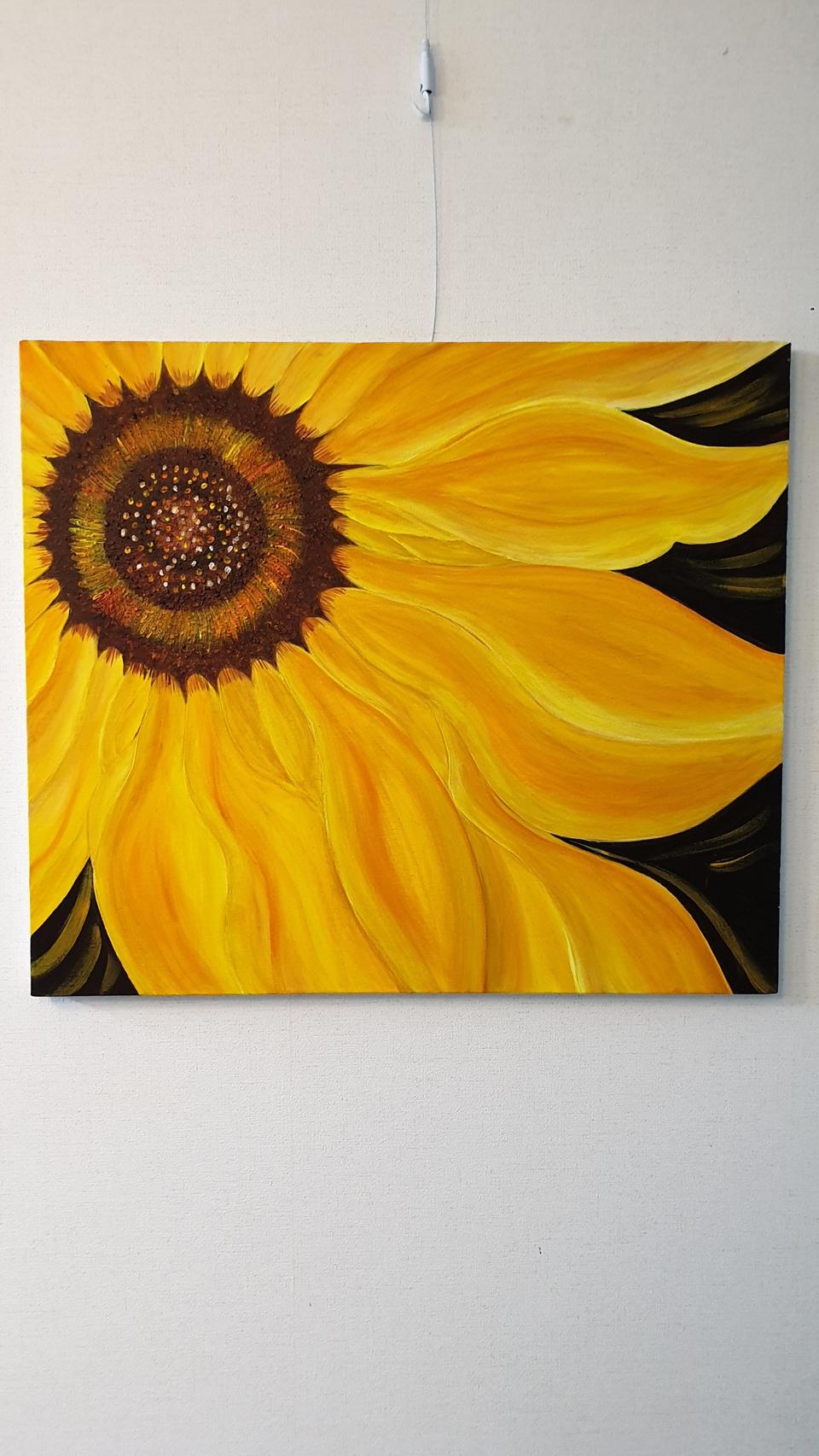 해바라기그림(빈티지 해바라기그림)