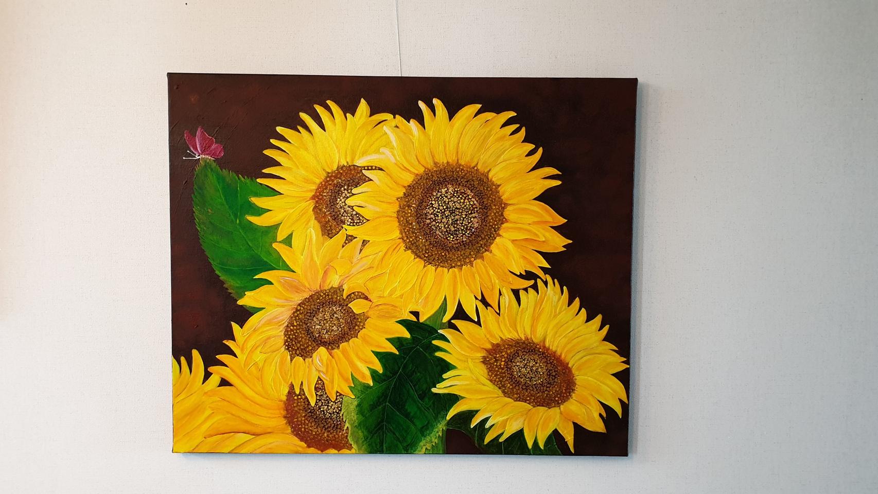 황금 해바라기그림