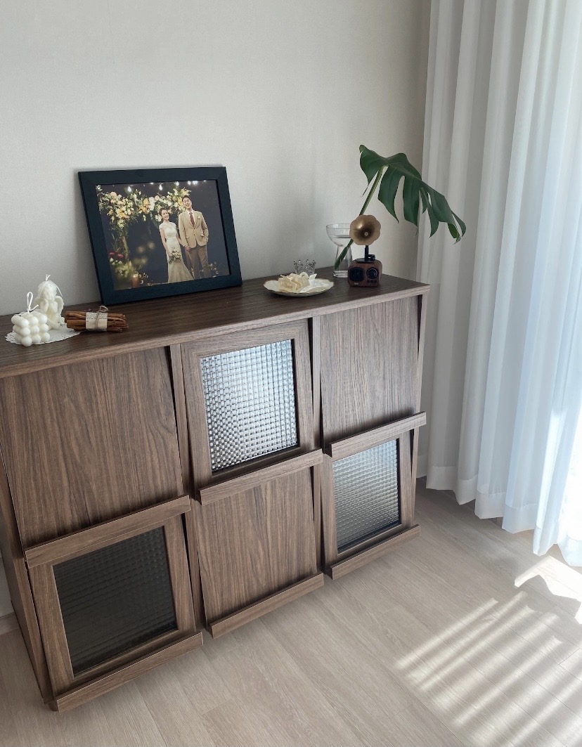 마켓비 FILMON 플랩 도어 수납장 6문