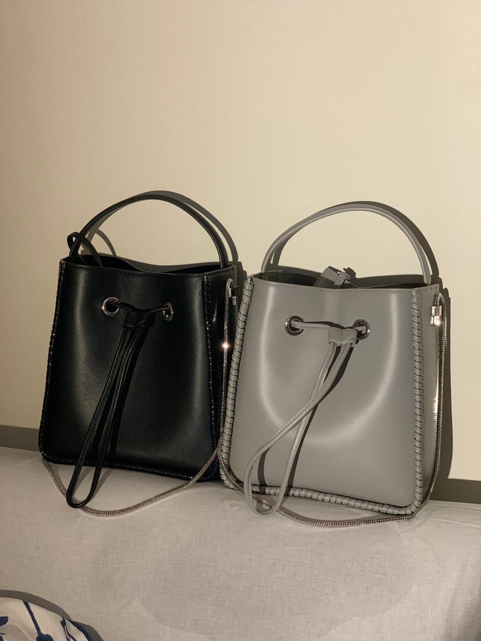 [3.1 philliplim] 3.1필립림 버킷백 미디움 블랙/그레이