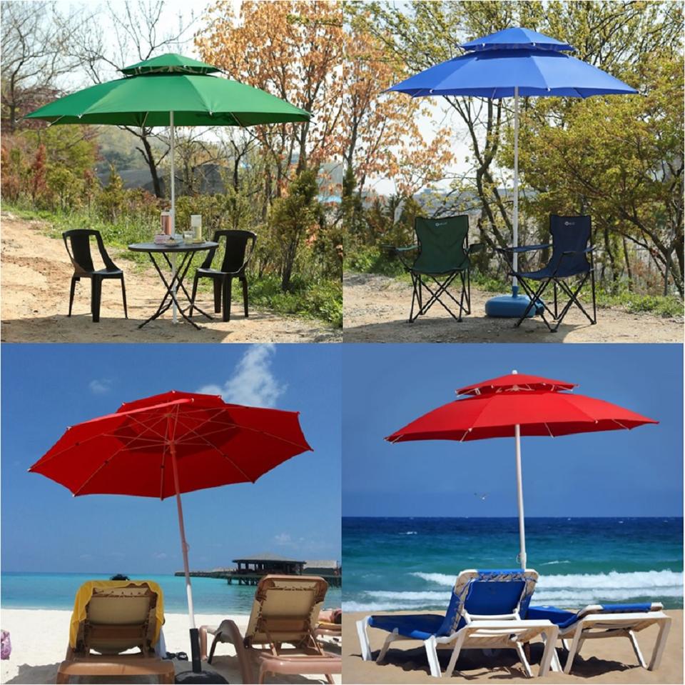 2층 지붕 파라솔 새상품 무료배송