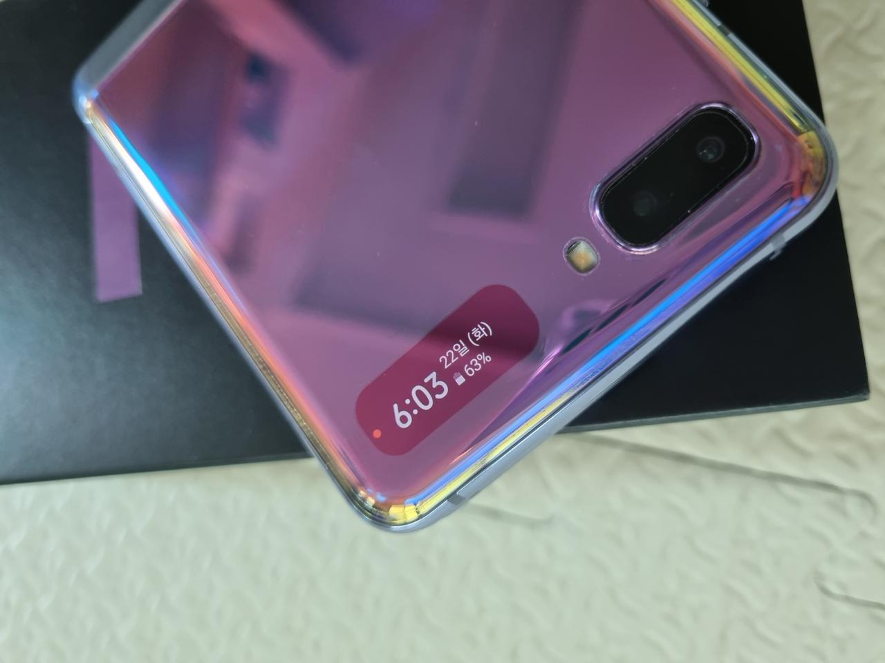 갤럭시Z플립 퍼플 풀박스 새상품 판매(아이폰교신가능)