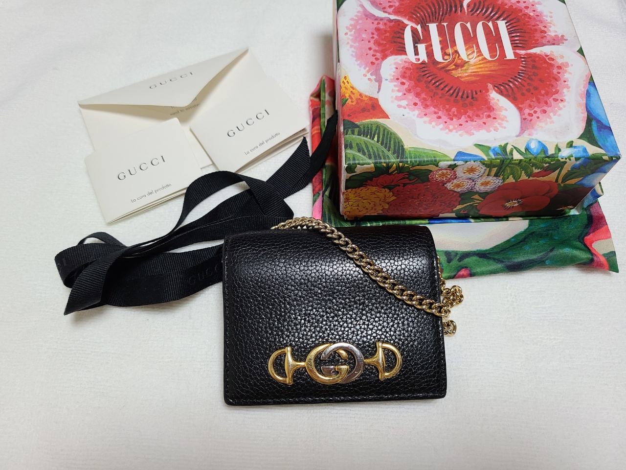 구찌 주미 체인 반지갑