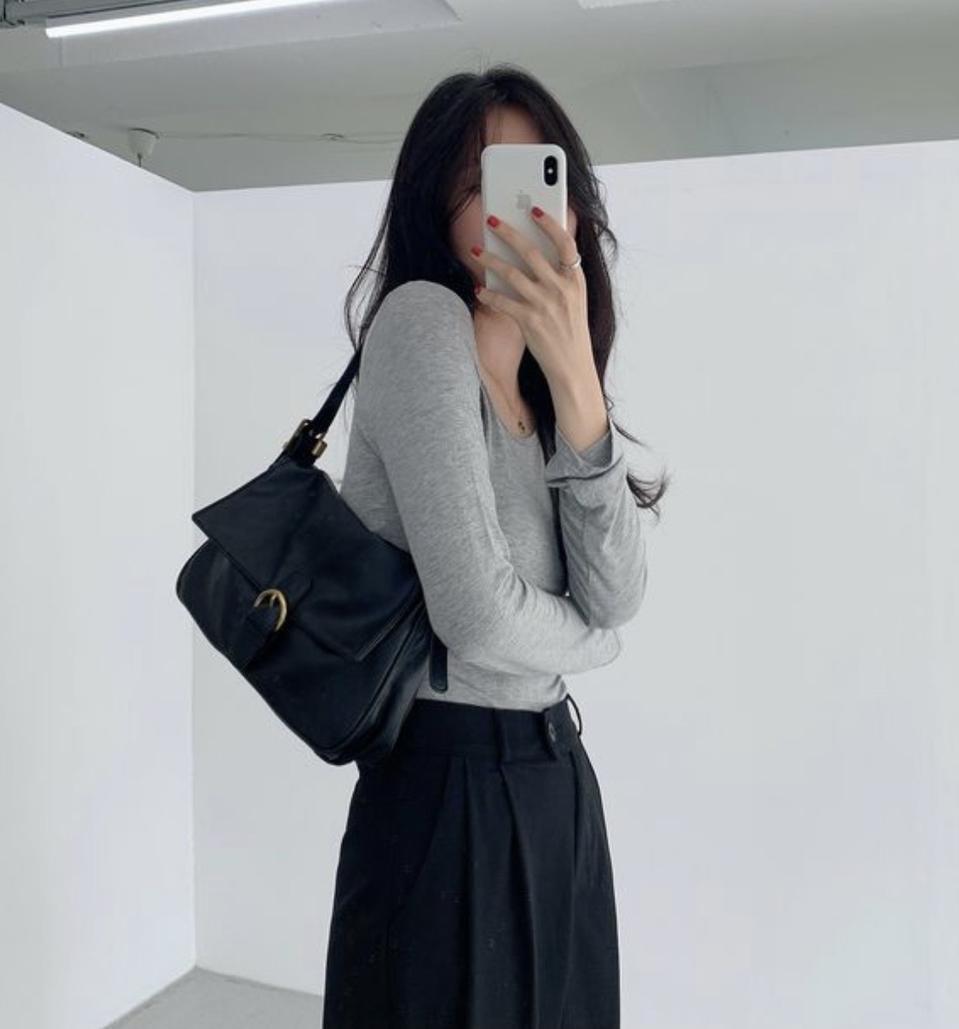 데일리 레더 숄더백