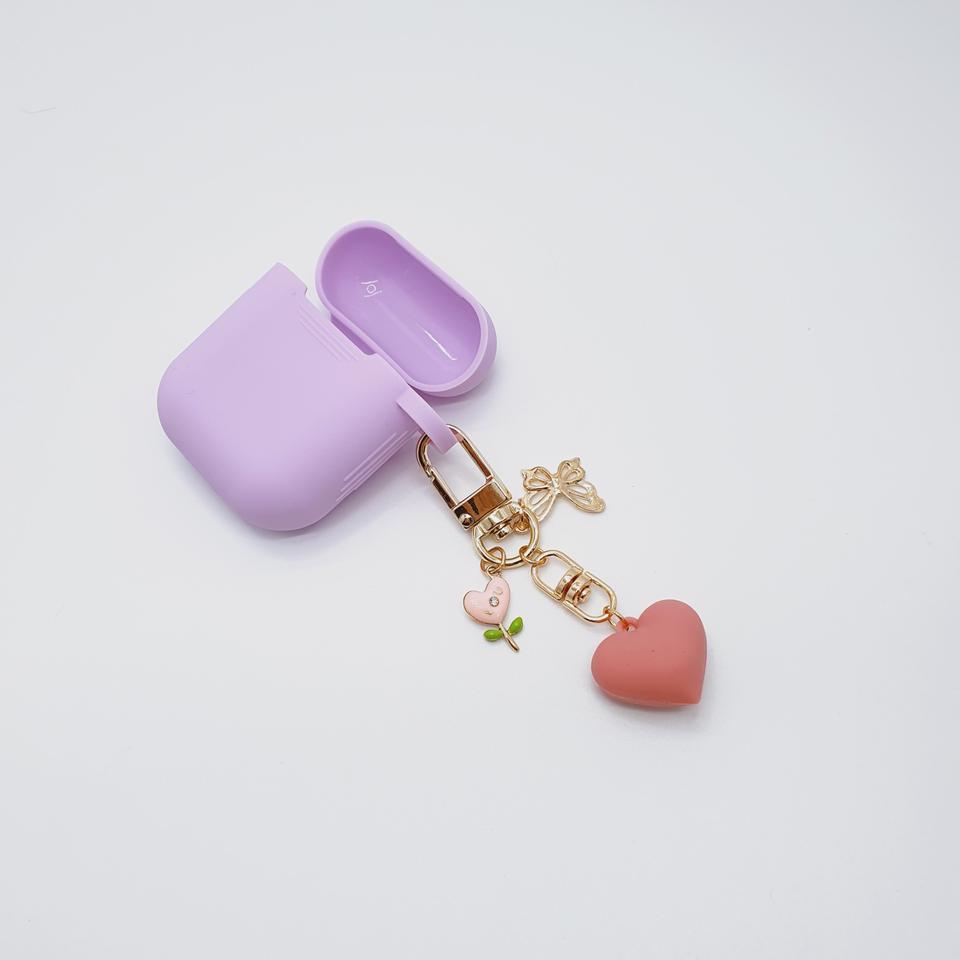 하트 에어팟 케이스 키링 세트