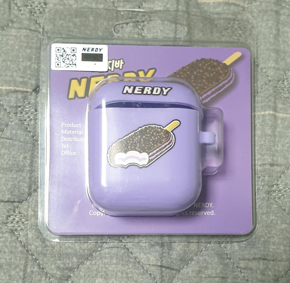 에어팟 널디X돼지바 케이스(미개봉)