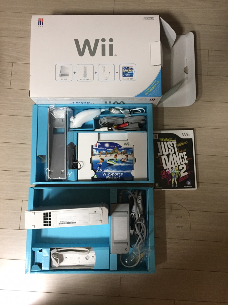 닌텐도 위 게임기 2인용 풀박(최종내림)