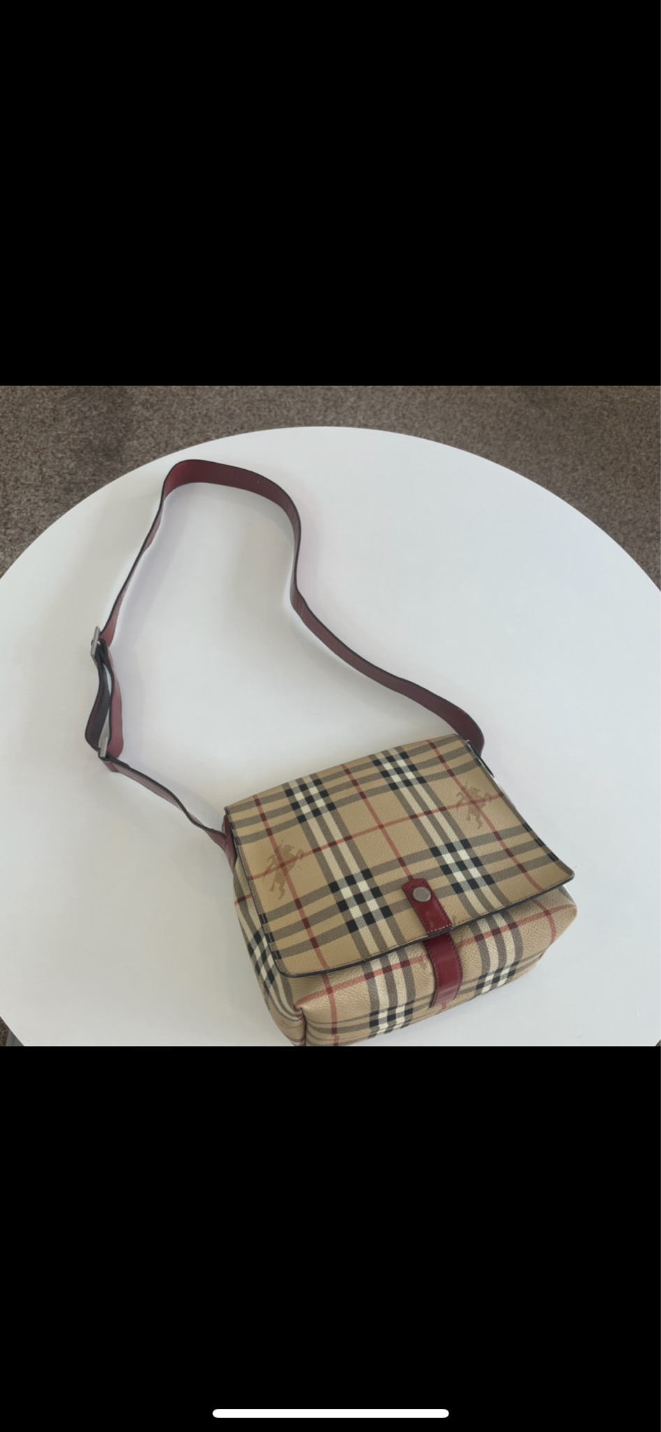 정품 버버리 크로스백