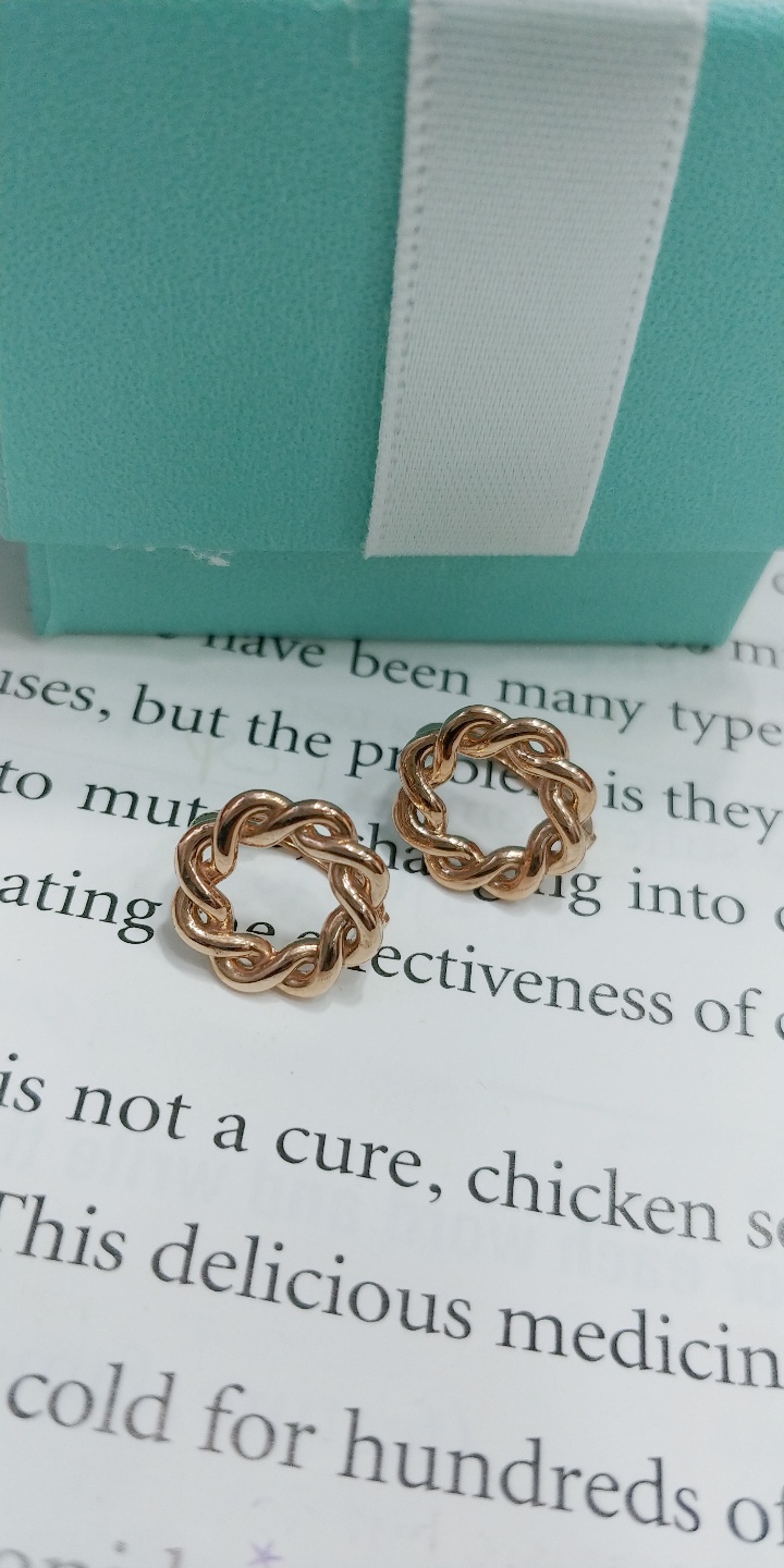 14k 플라워 베이글 귀걸이