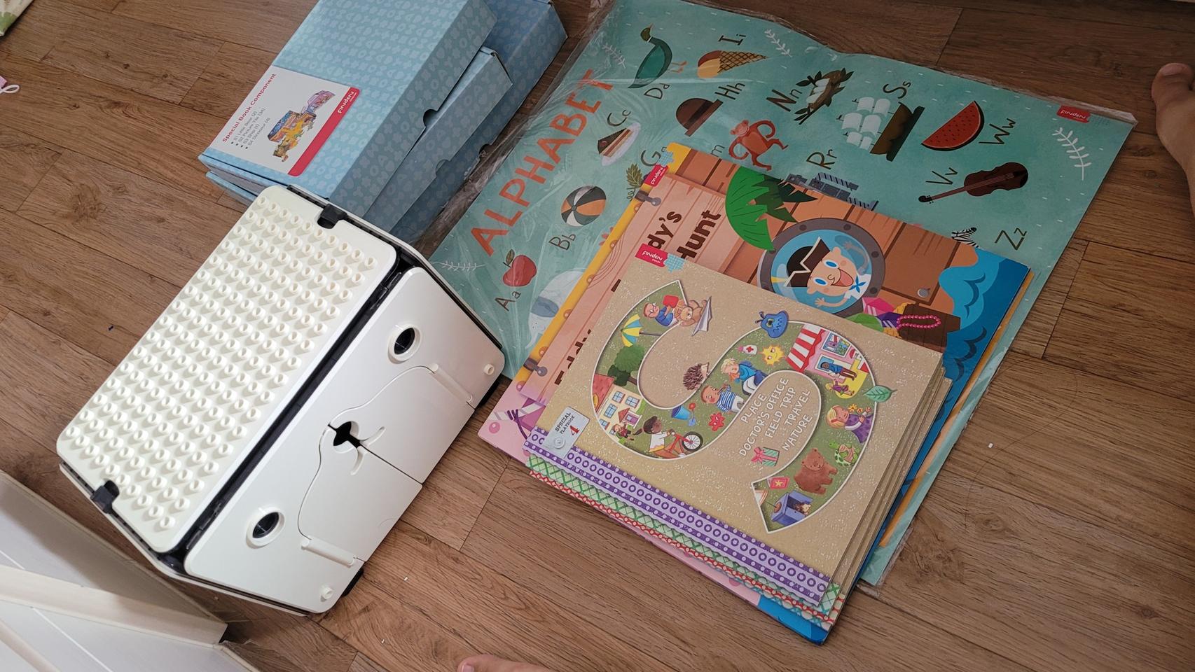 핀덴잉글리시 step2 수업용교재 교구(본교재x) 교구상태양호