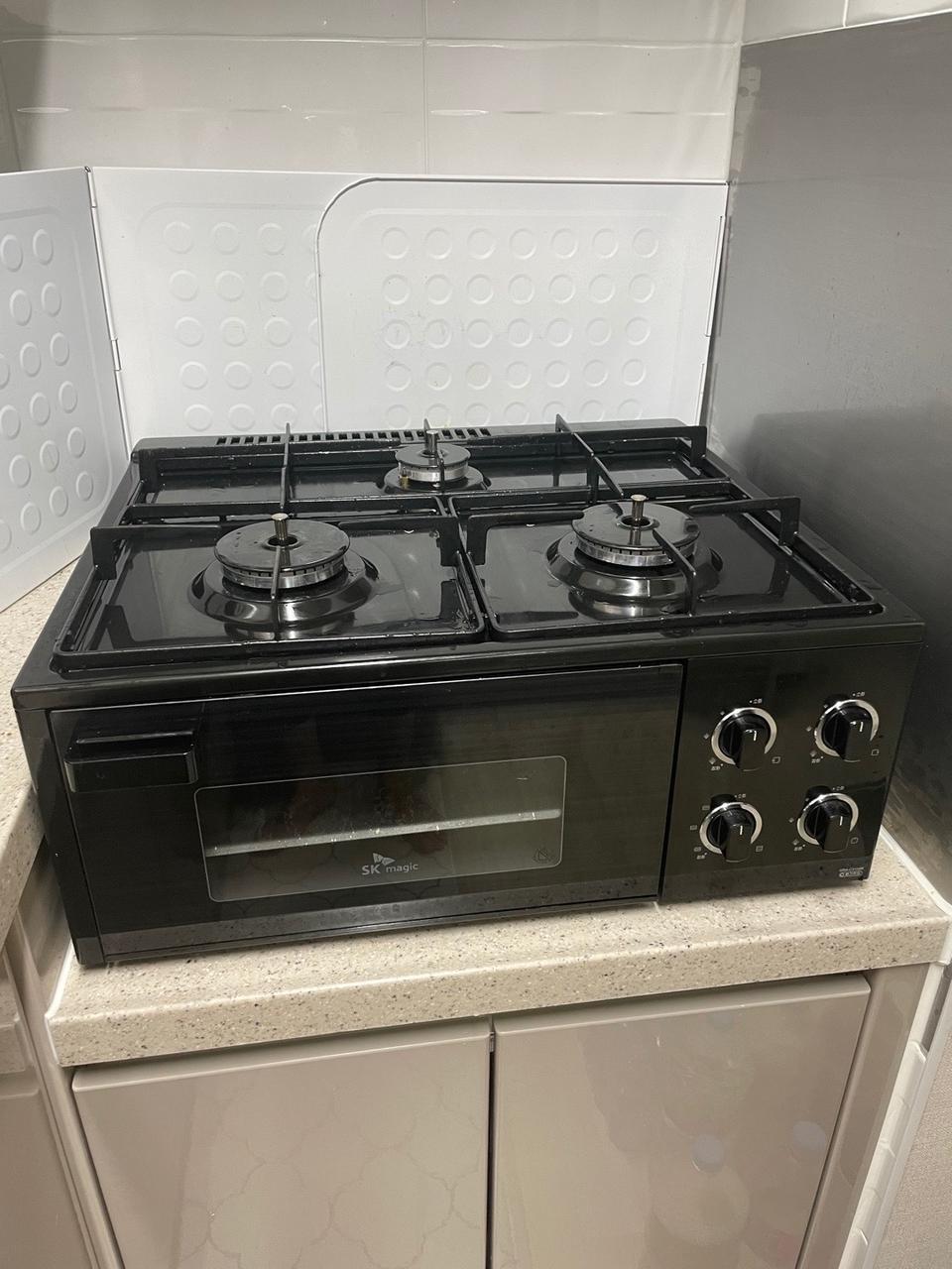 Sk 매직 3구 가스레인지 오븐