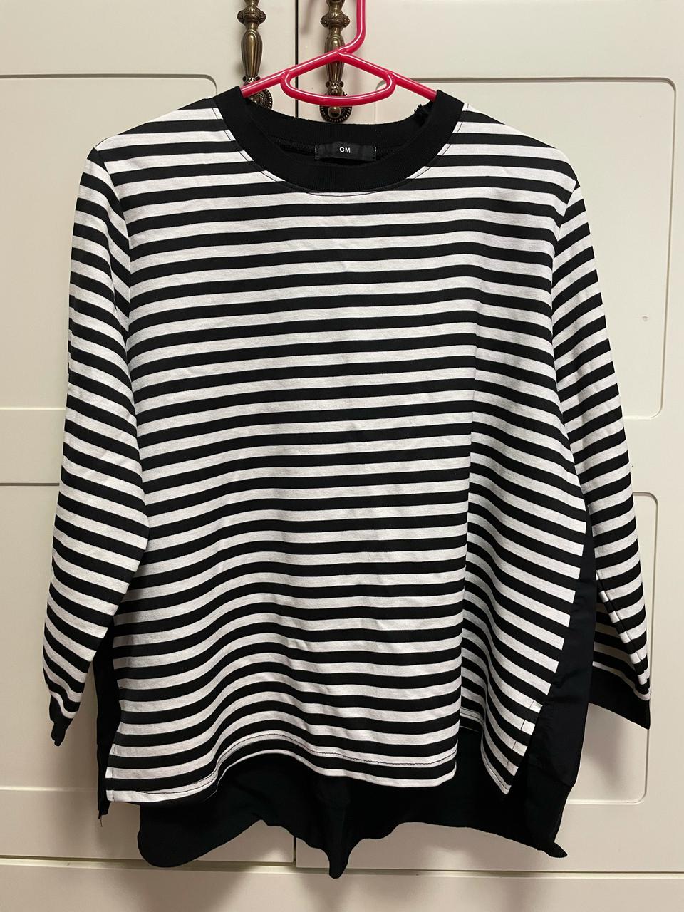 반전스트라이프 티셔츠