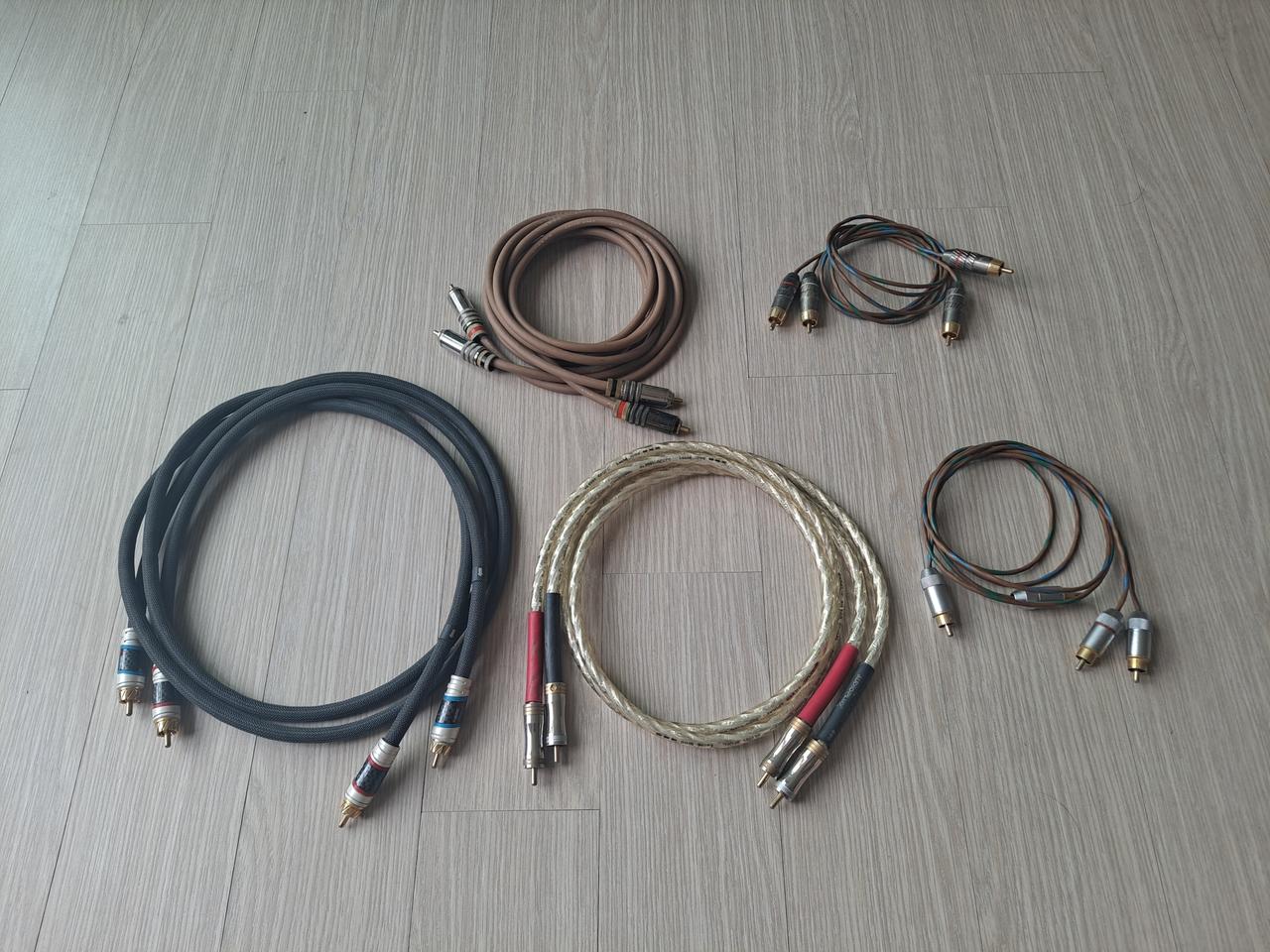 오디오 고급 RCA선 5종 정리