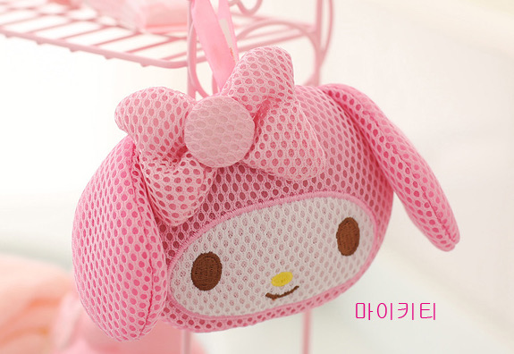 마이멜로디 헬로키티 샤워볼 목욕바디워시거품타올