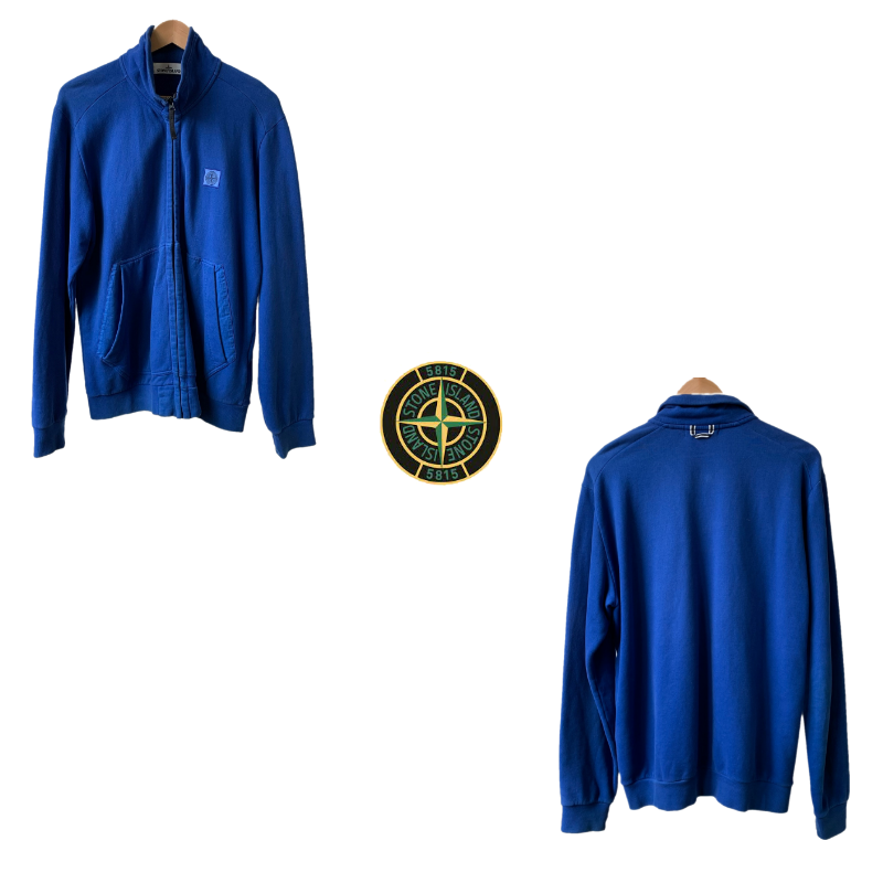 정품 20만원 스톤아일랜드 미니로고 기모 집업 XL100-105