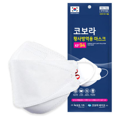 [대형 25장]코보라 KF94 마스크 황사방역마스크 미세먼지차단