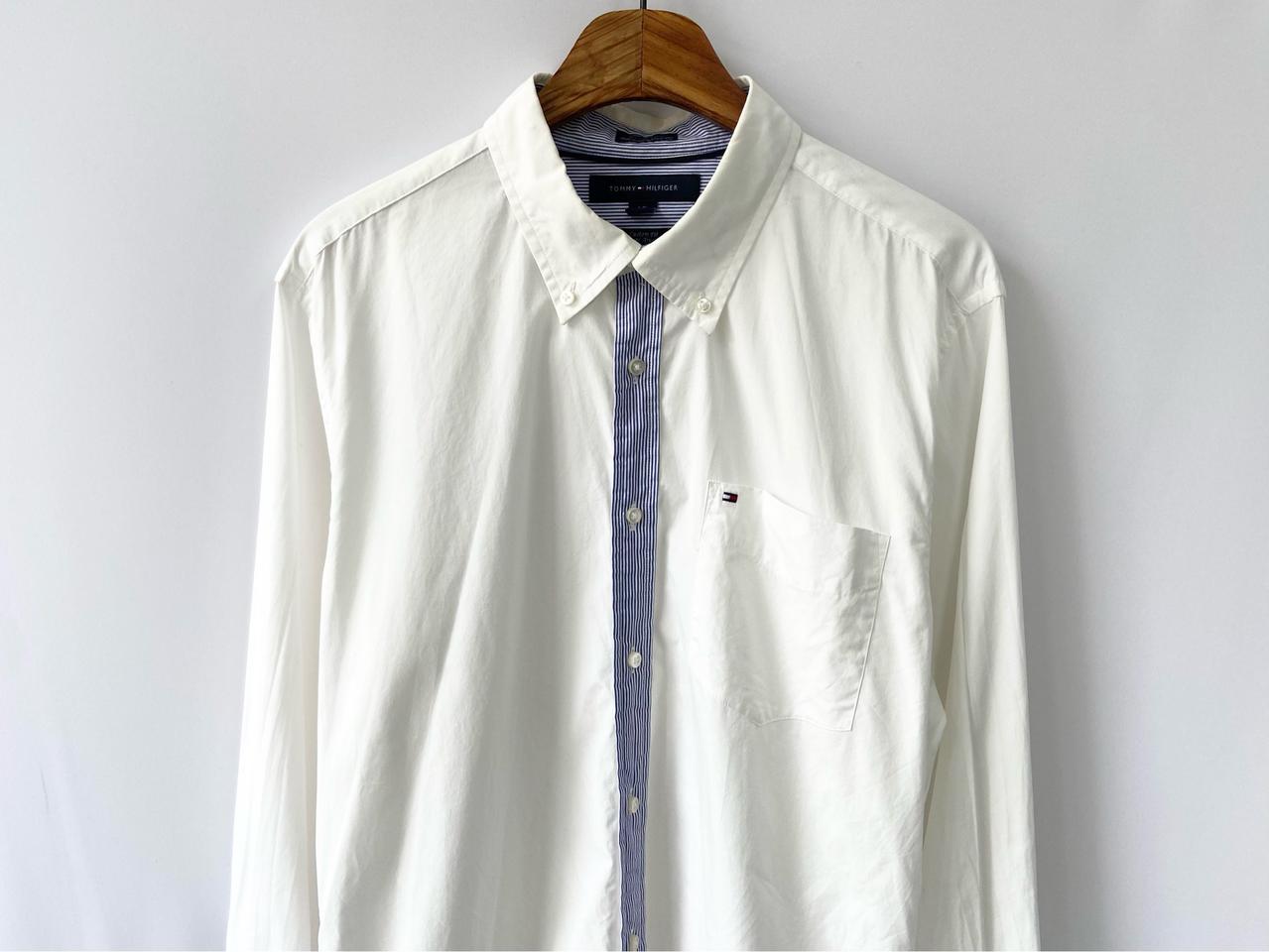 타미힐피거 화이트 셔츠
