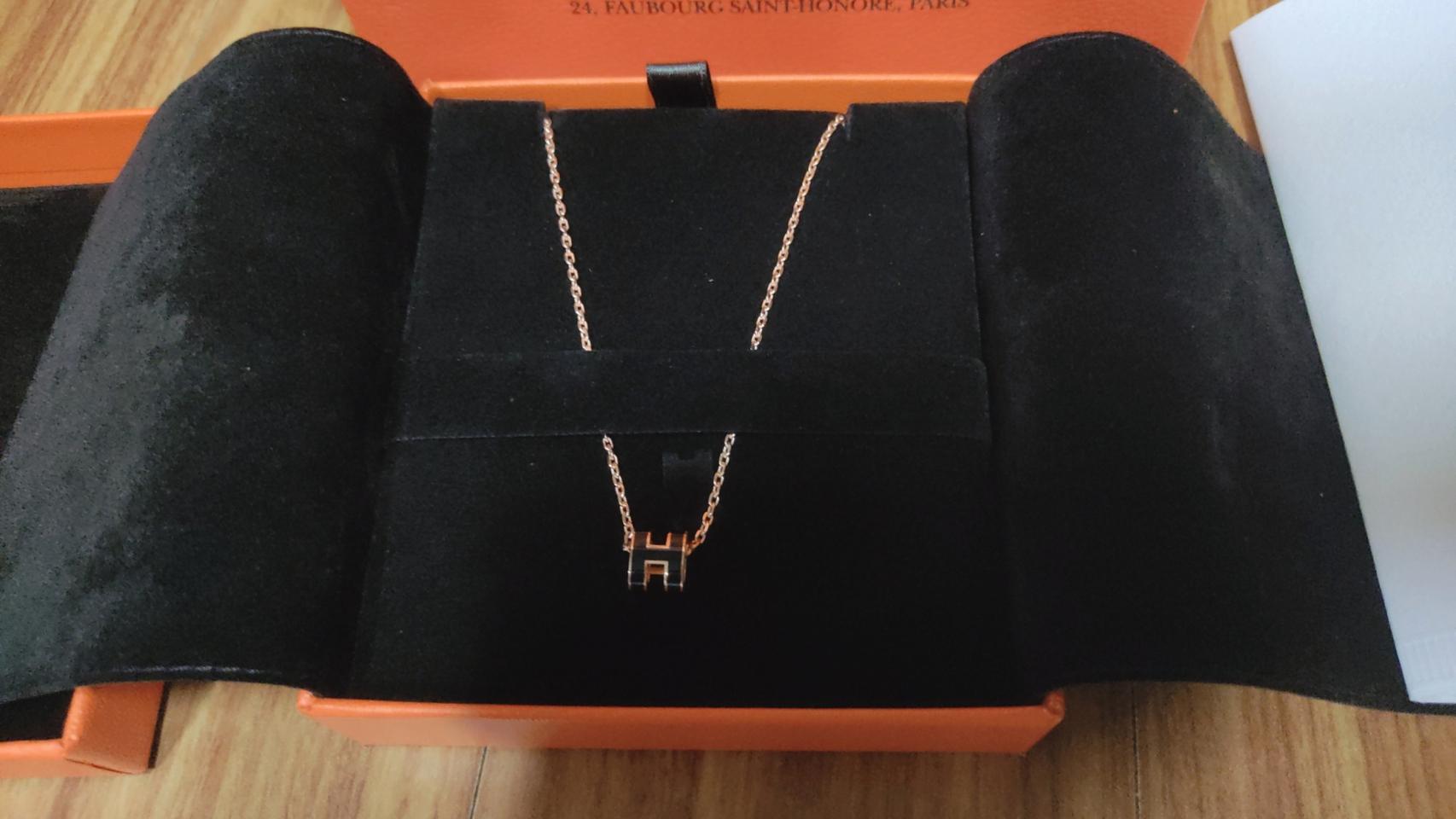 에르메스 미니 블랙 팝아슈