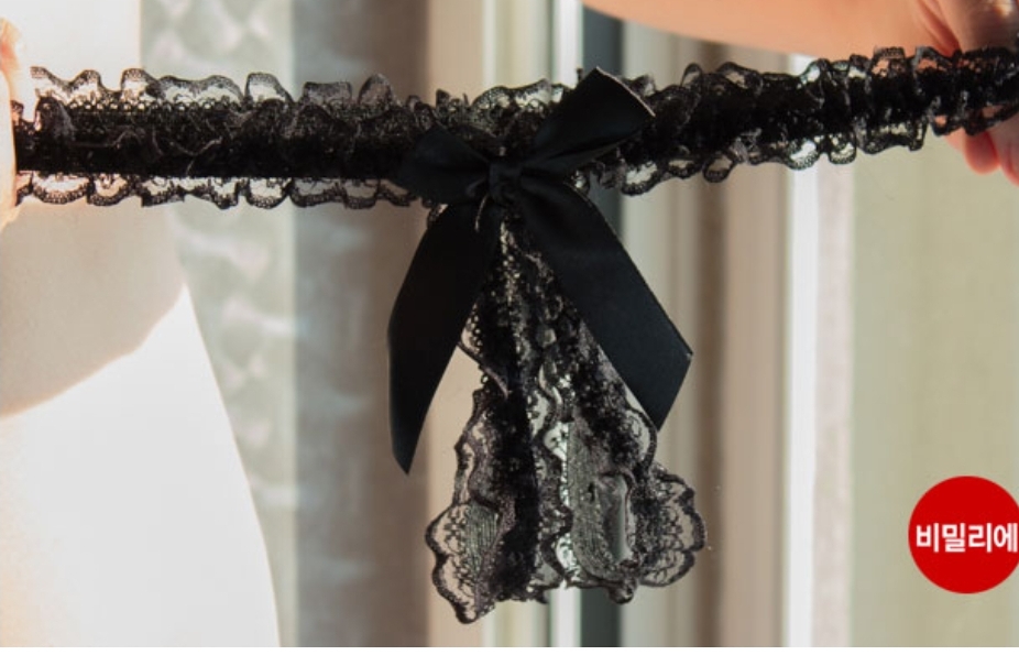 섹시속옷 밑트임 티팬티