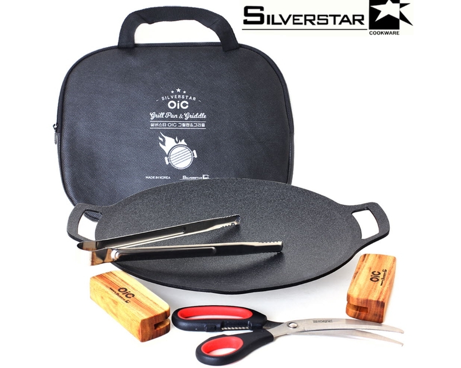 실버스타 가마 대형 그리들 33cm 5종세트 (새상품)