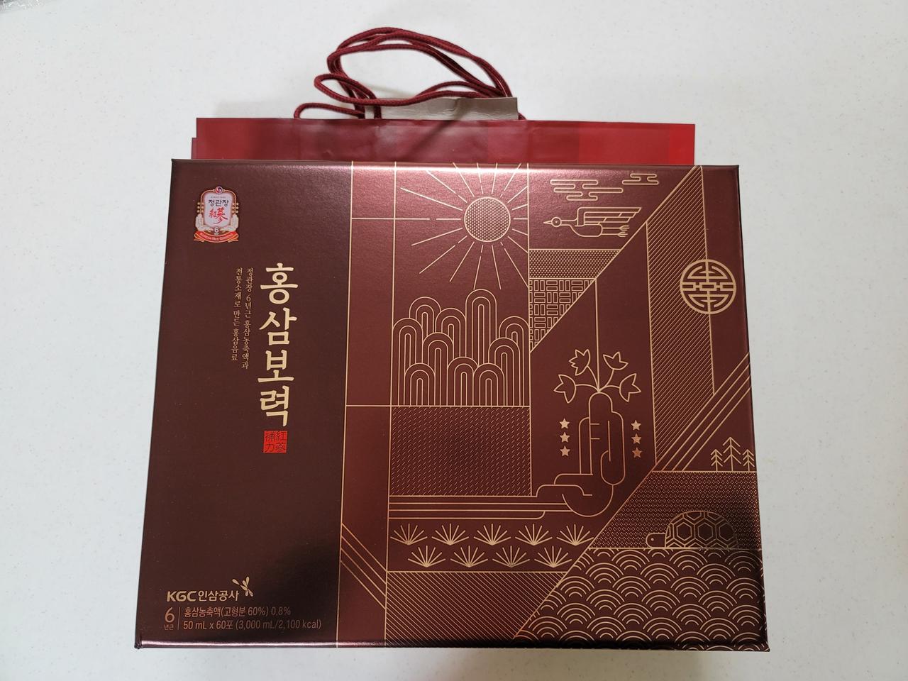 정관장 홍삼보력 60포 (새상품)