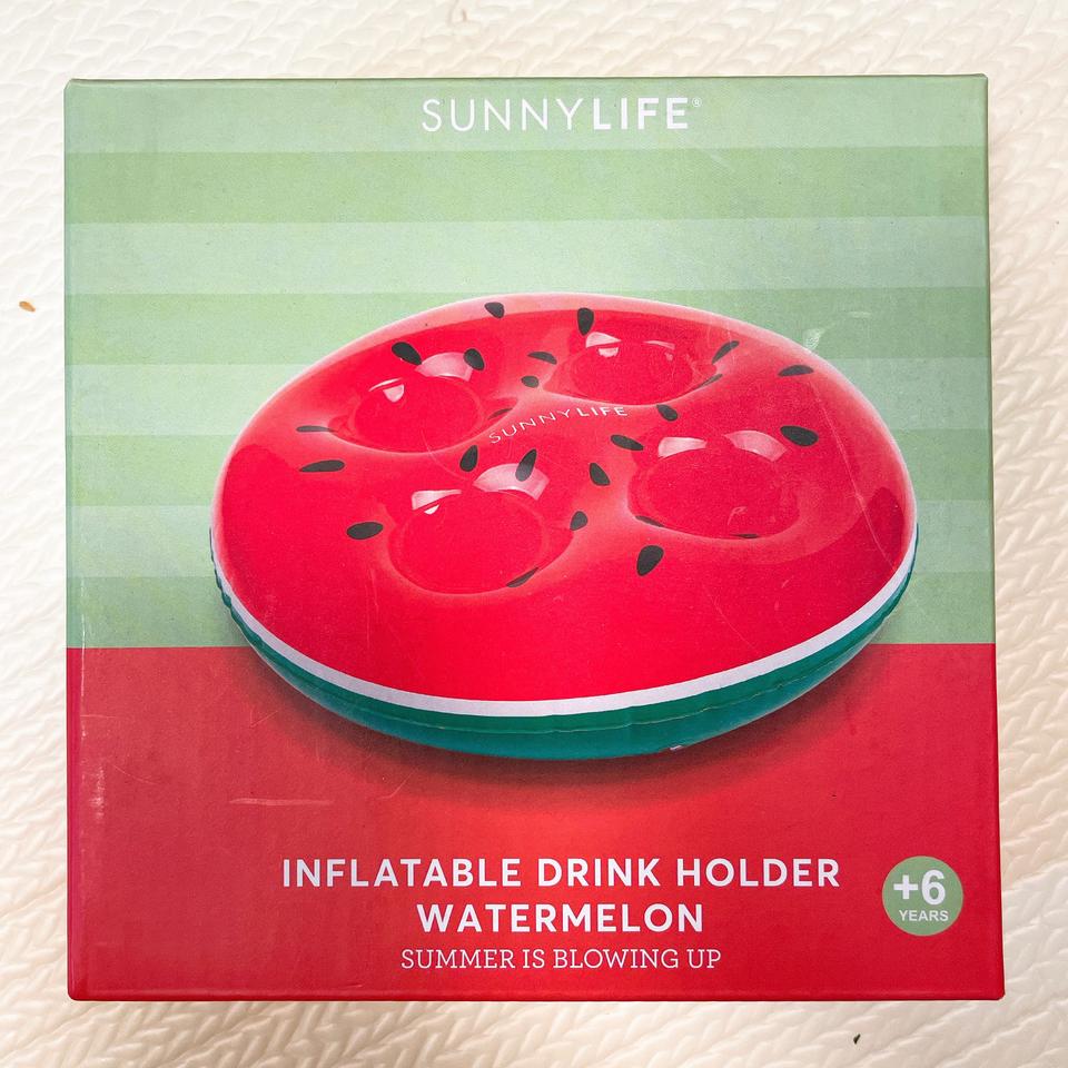 [새상품] 써니라이프 수박 드링크 홀더 튜브
