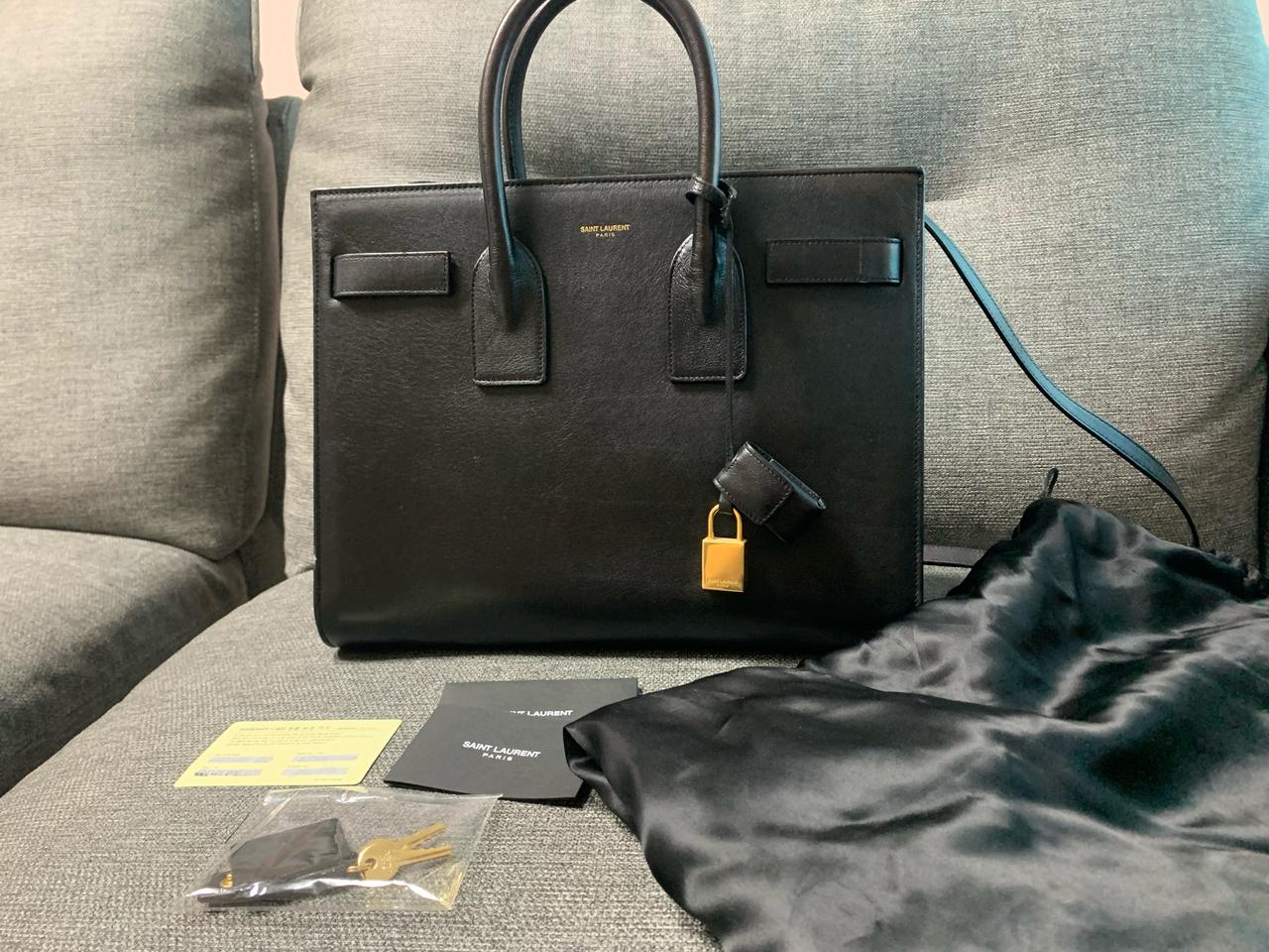 생로랑 삭드쥬르 블랙 정품 가방