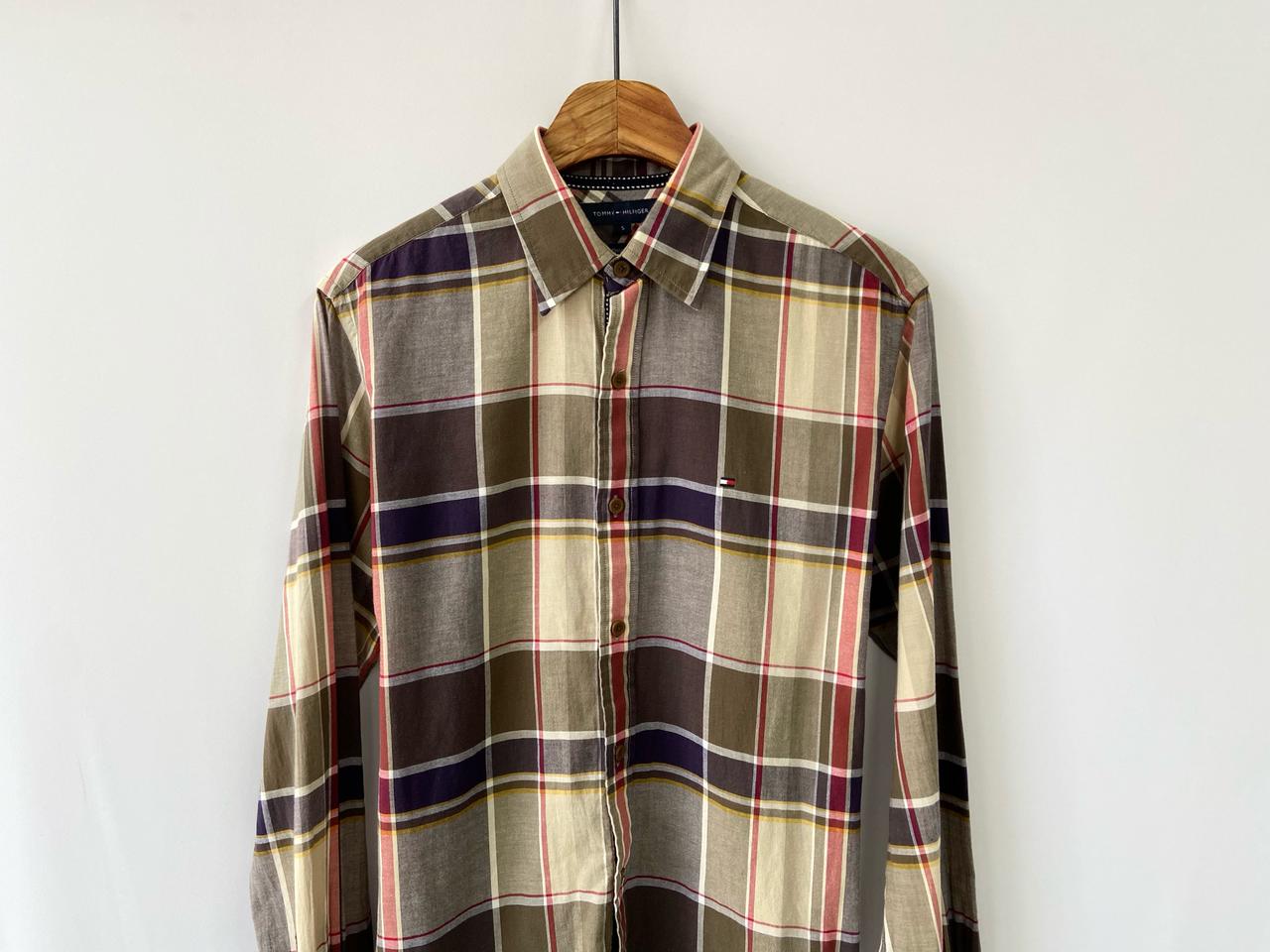 타미힐피거 체크 셔츠