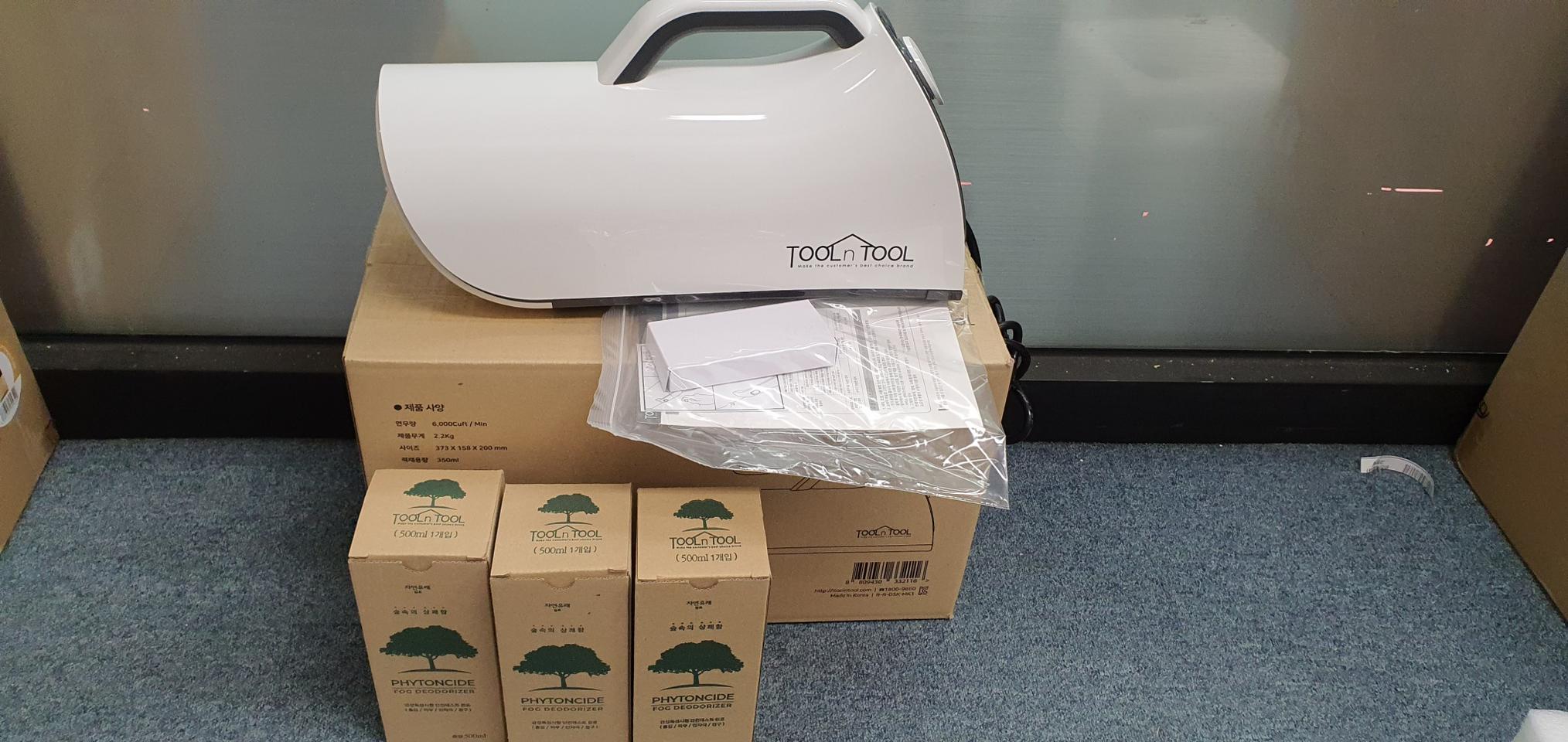 툴앤툴연무기 케어로F1 판매합니다