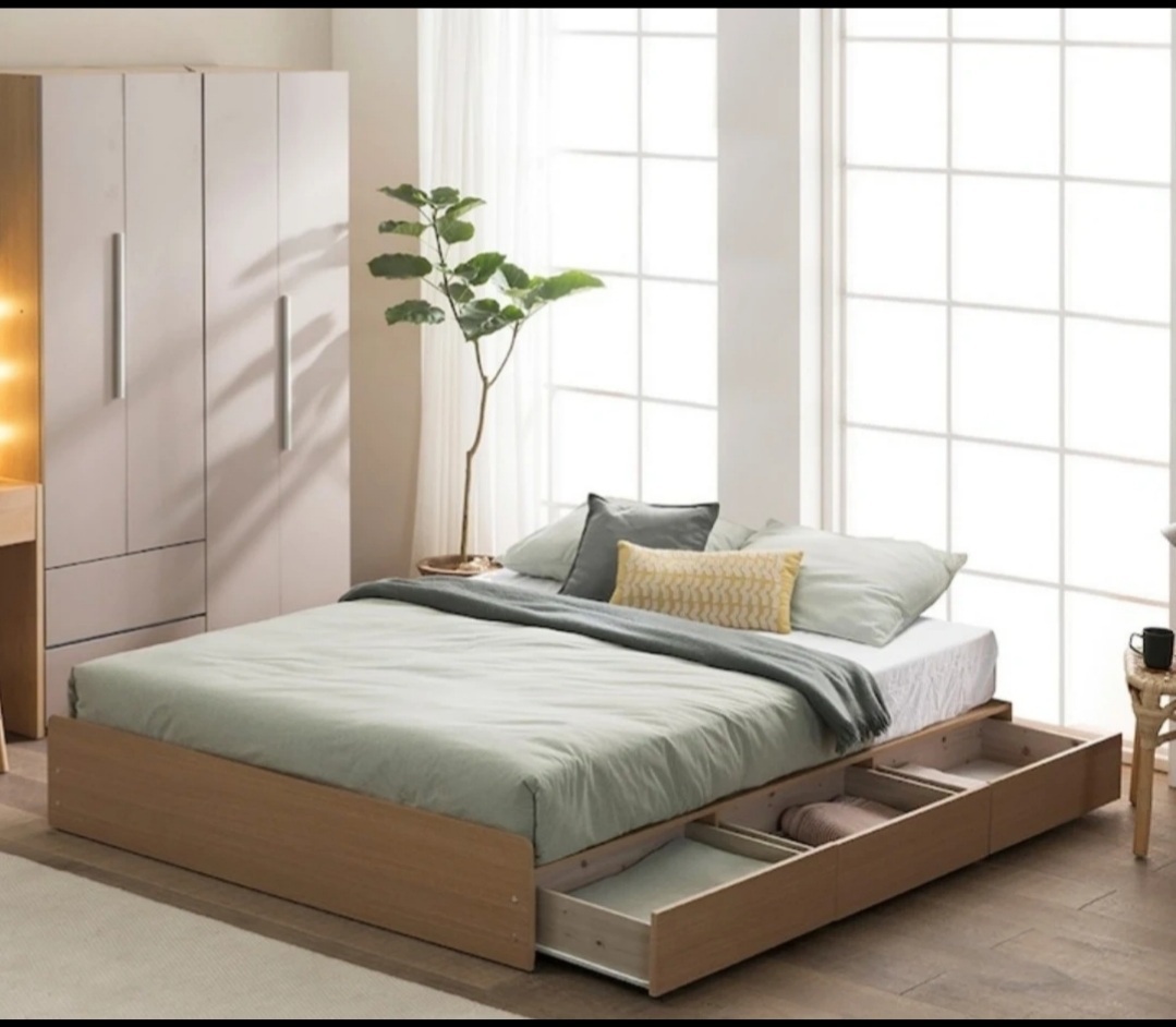 서랍형 침대 프레임