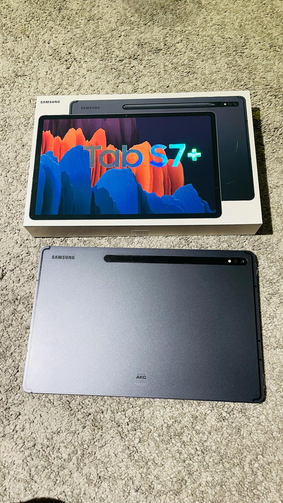 겔럭시탭S7+ LTE 블랙 256G 미사용