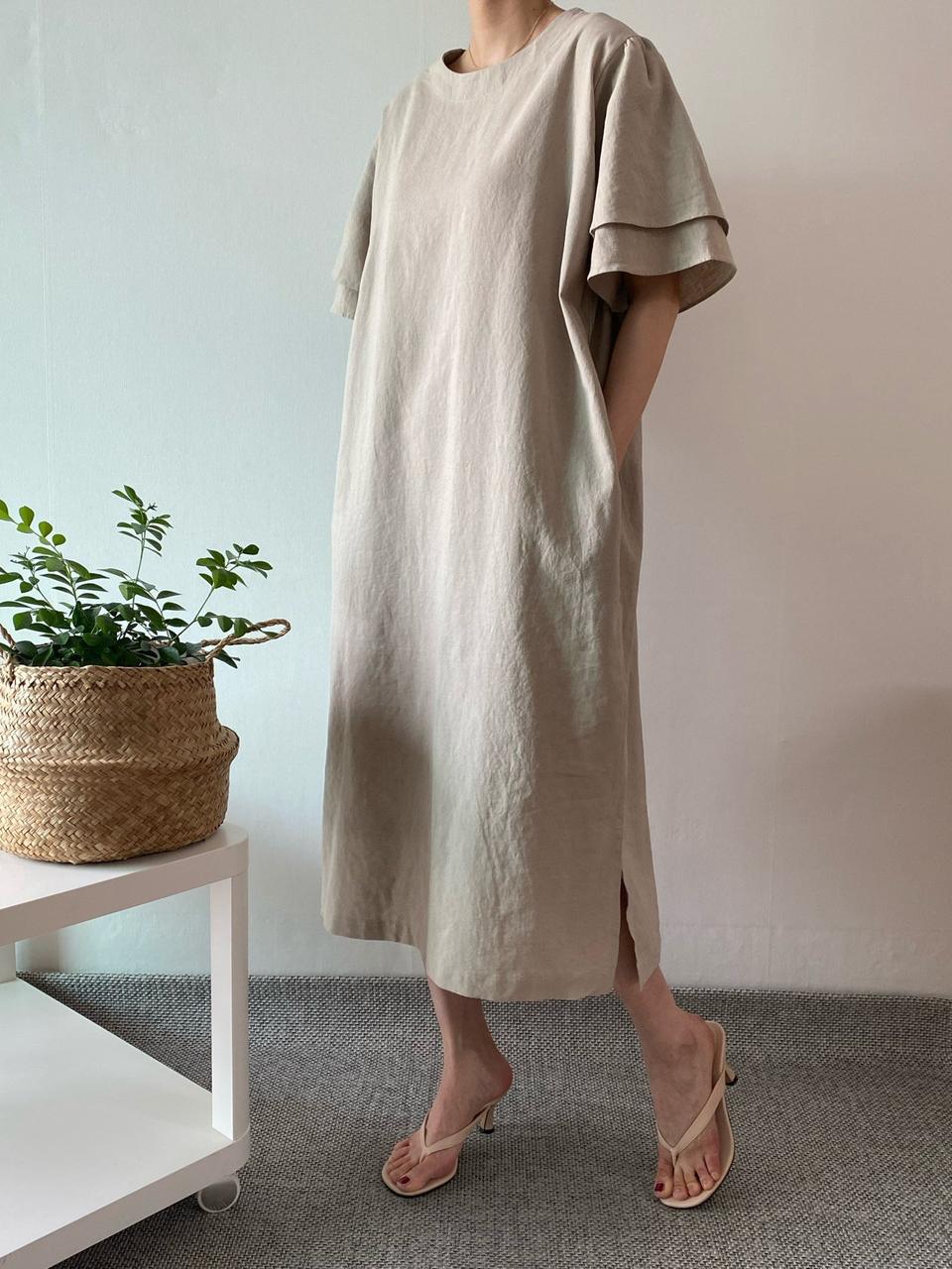 린넨 원피스