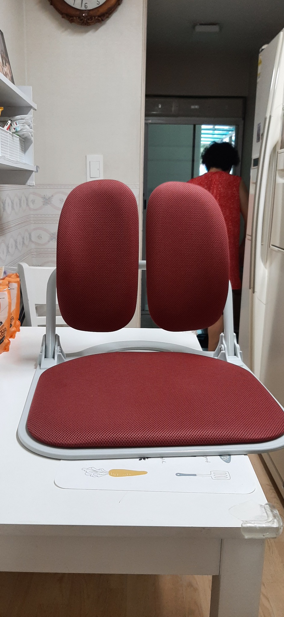 듀오백 DK922 패브릭 좌식의자 폴딩형