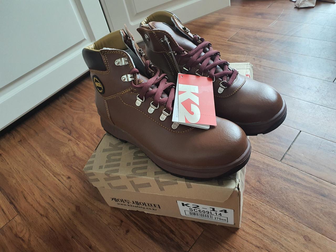 (새상품)K2안전화<275>팝니다. K2-14