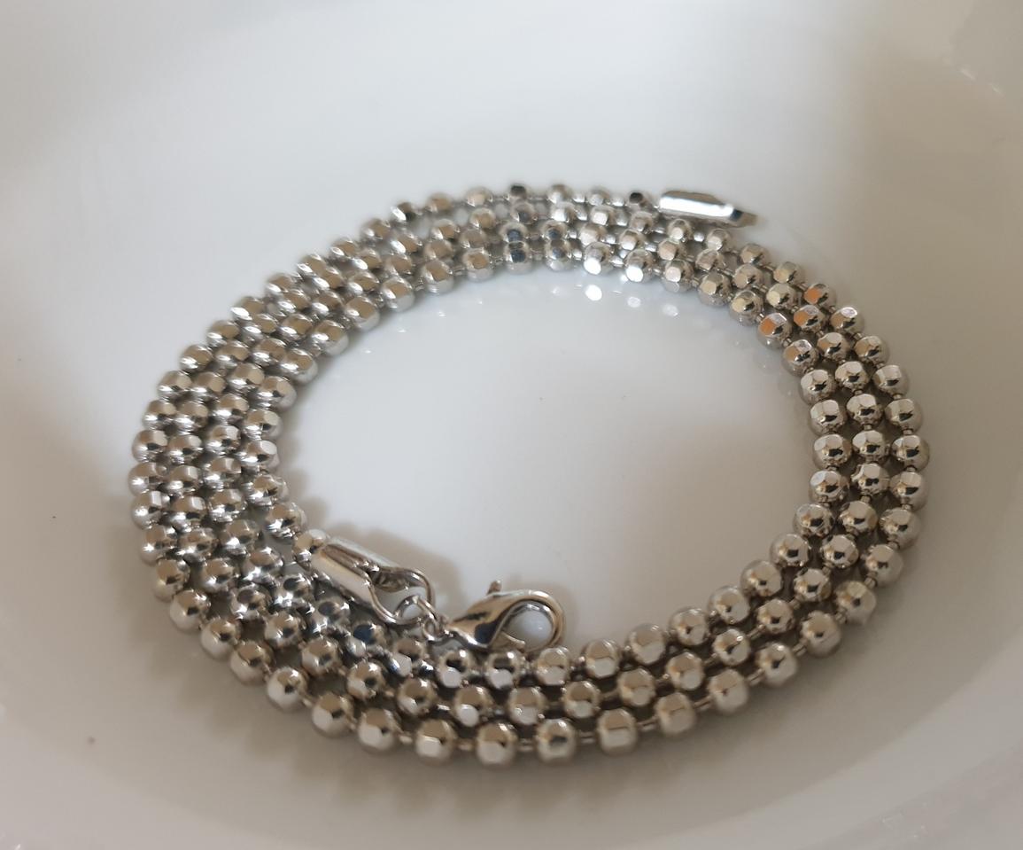 육각볼체인목걸이