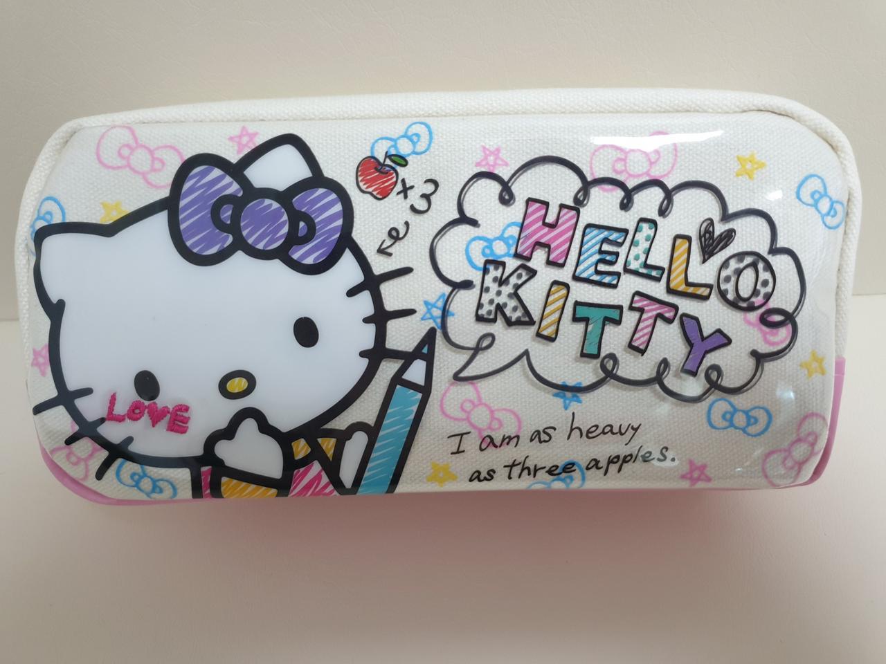 헬로키티 사각파우치 & 필통 아이보리